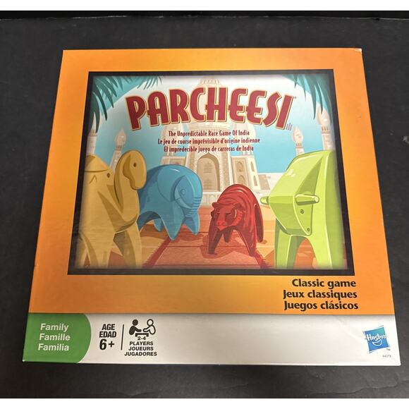 Parcheesi The Classic Game of India Milton Bradley Board Game 100% Complete 2009 - Picture 2 of 11